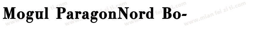 Mogul ParagonNord Bo字体转换